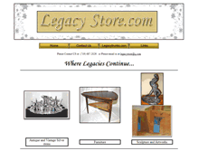 Tablet Screenshot of legacystore.com
